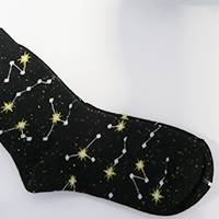 Socks Bright Constellation Black