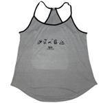 TRIDRI YOGA VEST SILVER